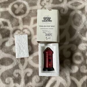 Department 56‎ English postbox Heritage Village collection new